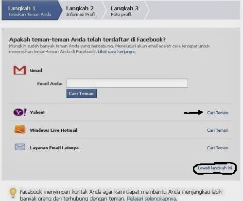 Selanjutnya Anda harus melengkapi